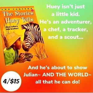 🔵 4/$15 • “The Stories Huey Tells” Children’s Chapter Book